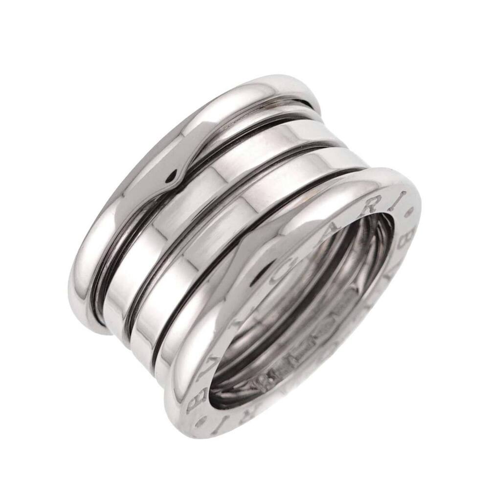 Bulgari BVLGARI B-ZERO1 4-band ring #51 18K WG White Gold 750